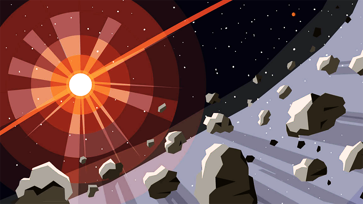 Asteroids, comets, supernovas and stars