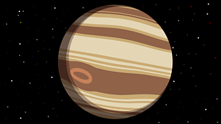 The planet Jupiter