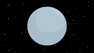 The planet Uranus
