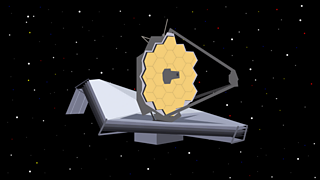 The James Webb Space Telescope, which can see supernovas and stars across the Universe