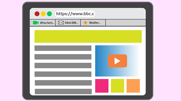 The search engine shows the webpage it has found for you