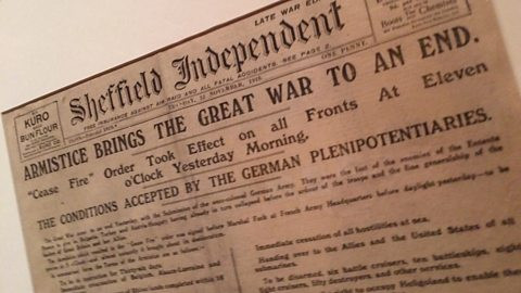 How did World War One end and what happened next?
