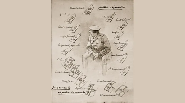 Soldiers were given a rank, most were privates at the start