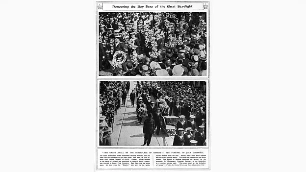Jack's funeral was also published in newspapers