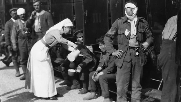 Women went to France as Voluntary Aid Detachment (VAD) nurses