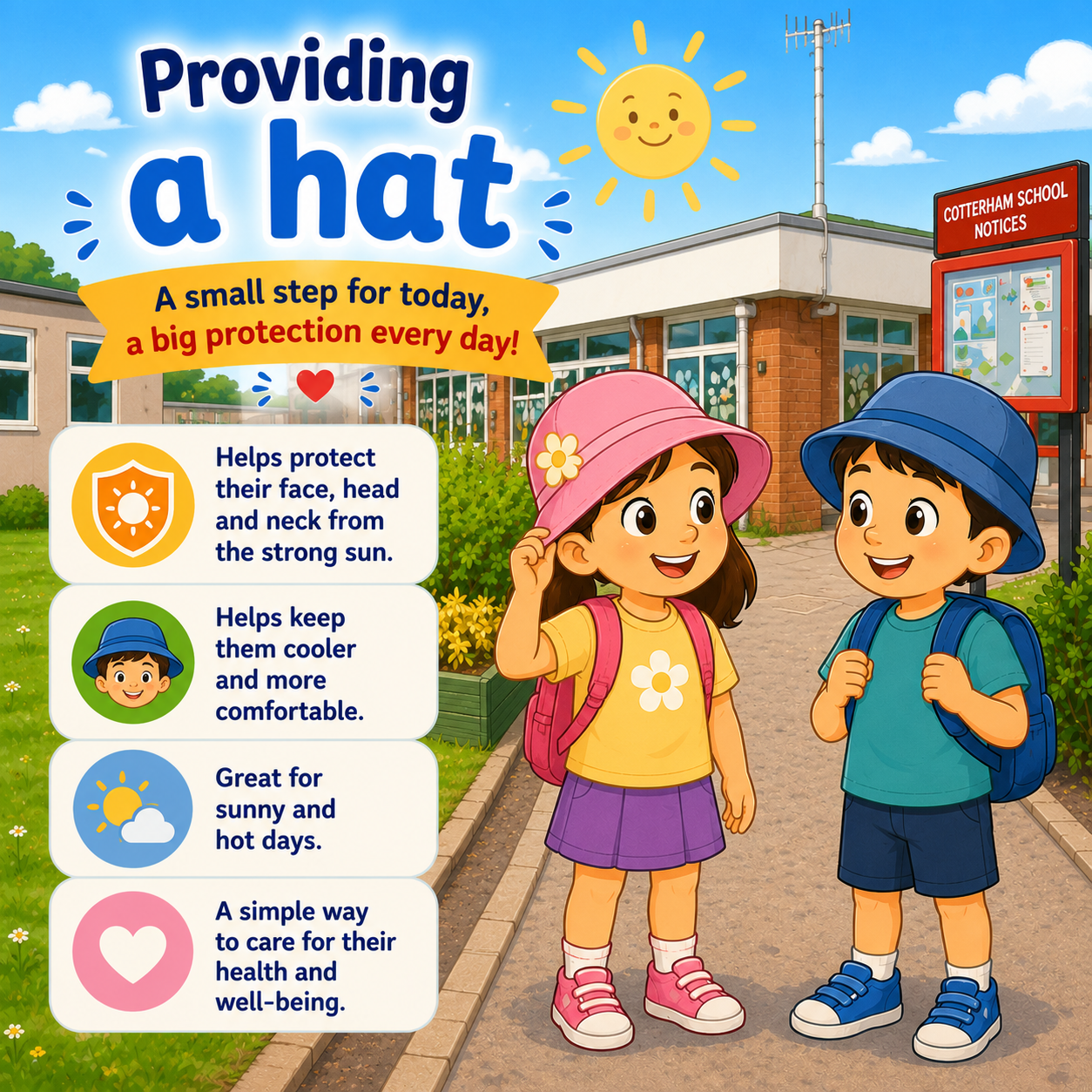 Providing a hat